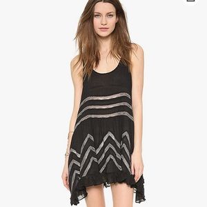 Free People Voile & Lace Trapeze Dress